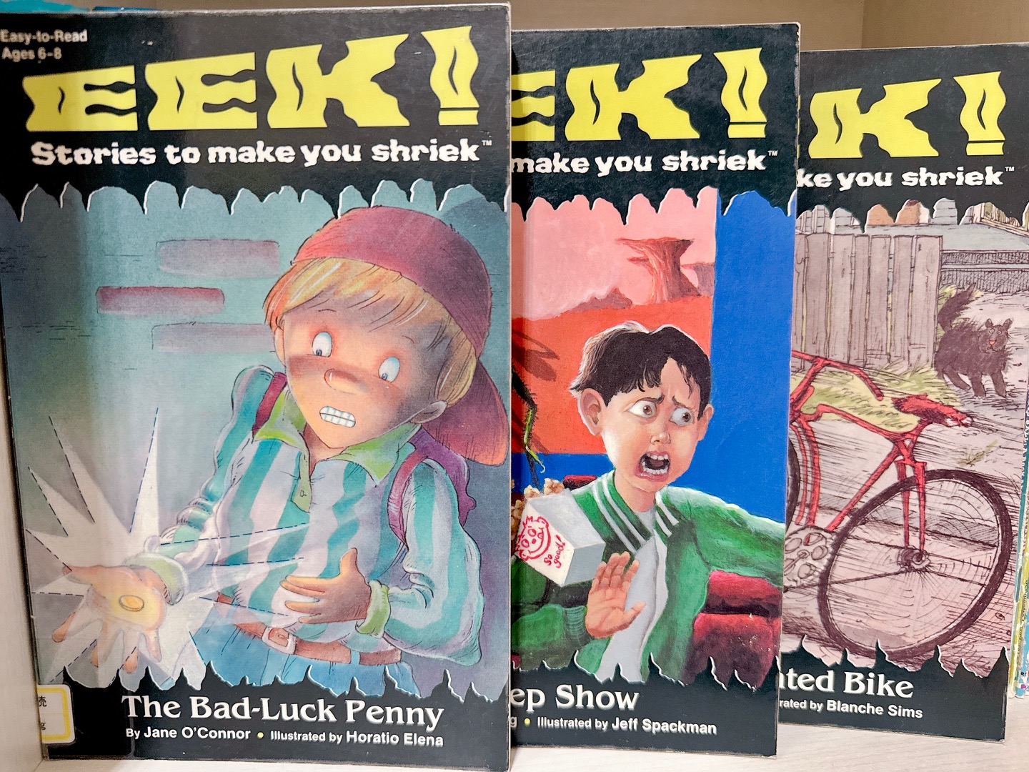 「EEK! Stories to make you shriek」シリーズ